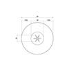 Prism Hardscapes Fuego Gas Fire Pit - 54"
