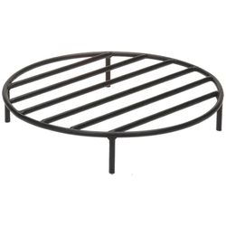 Black Steel Fire Ring Grate - 36"