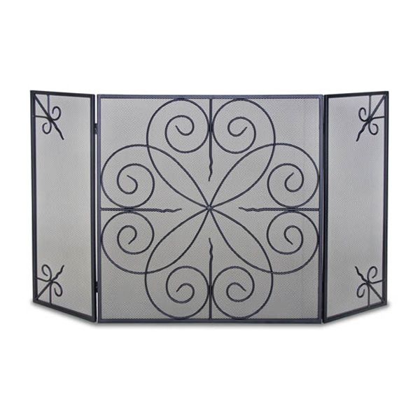 Elements 3-Panel Fireplace Screen