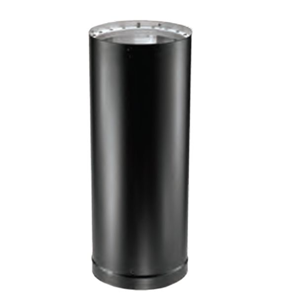 DVL 6" Double Wall Black Pipe - 48"