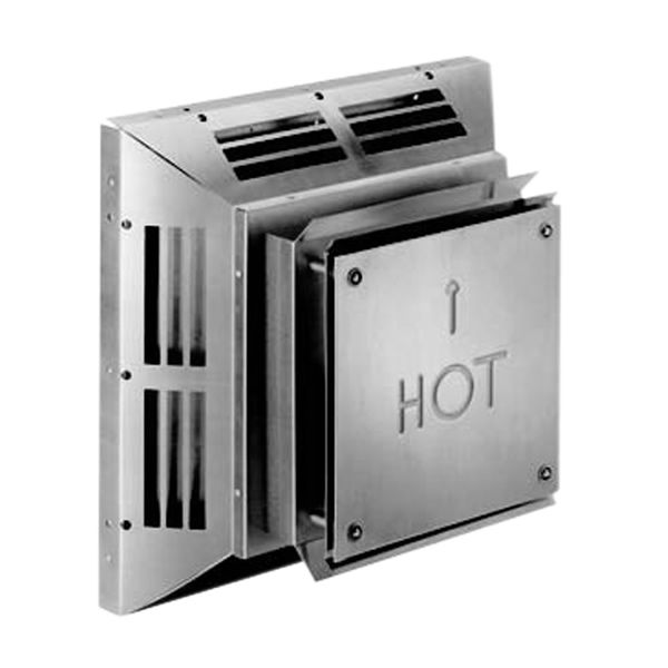 DirectVent Pro 4" Square Horizontal SS Termination Cap