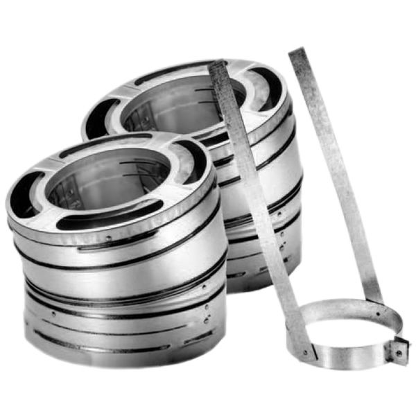 DuraPlus 6" Stainless Steel Elbow Kit - 30 Degree