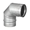 PelletVent Pro 4" Unpainted Elbow - 90 Degree