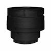 PelletVent Pro 3" Black Appliance Adapter/Increaser 3" to 4"