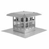 PelletVent Pro 4" Stainless Prairie Termination Cap Kit