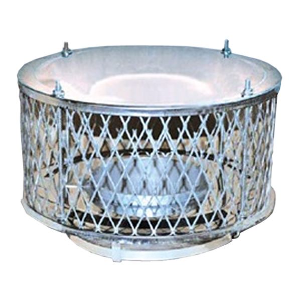 8" Diameter Champion Stainless Steel Diamond Rain Cap