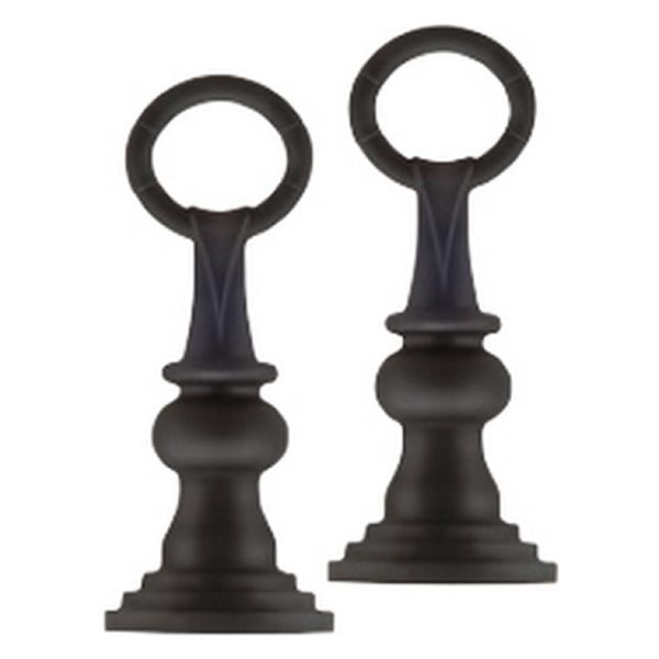 Painted Black Andirons for Napoleon Fireplaces