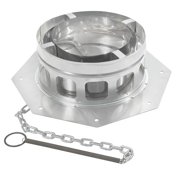 Metal-Fab Air-Cooled Temp Guard 16" Anchor Plate w/ Damper