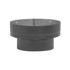 Metal-Fab 7" Single Wall Black Stove Pipe - 7-8" Increaser