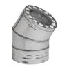Metal-Fab 8" Temp Guard 30° Stainless Elbow