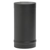 Metal-Fab 7" Single Wall Black Stove Pipe - 12"