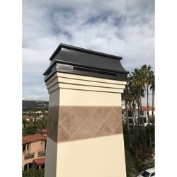 S40 Chimney Shroud - Kynar Steel