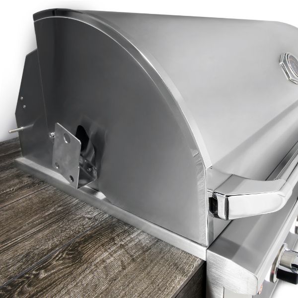 Wildfire Ranch Pro Black Stainless Steel Built-In Gas Grill - 42"