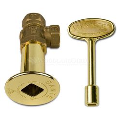 1/4 Turn Ball Valve Combo Pack - Angled - Brass