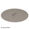 1/8" Circular Brushed Aluminum Fire Pit Cover -26"