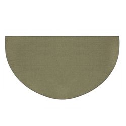 Sage Green Guardian 48"L x 27"W Half Round Fiberglass Rug