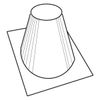 12" Diameter Superior Flashing 6/12 - 12/12 Pitch