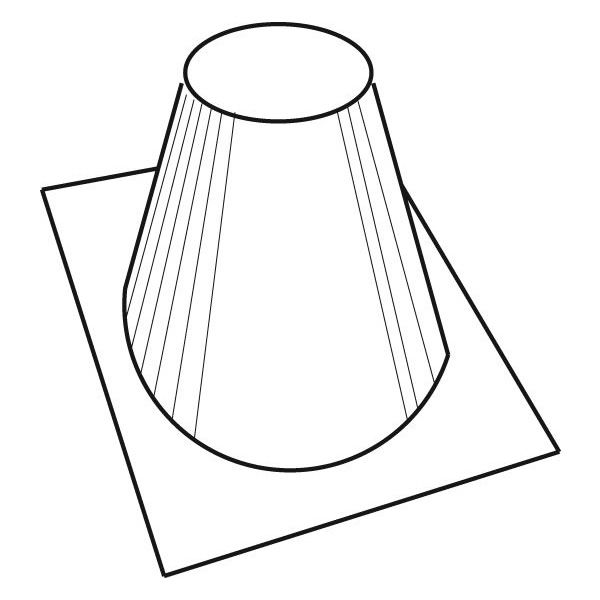 12" Diameter Superior Flashing 6/12 - 12/12 Pitch