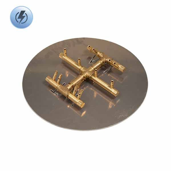 120K BTU Circular Tree Electronic Crossfire Burner System - 18"