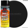 A.W. Perkins Flat Black Spray On Stove Paint - Large