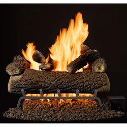 Outdoor Lifestyles Timberland Oak Outdoor Vented Gas Log Set