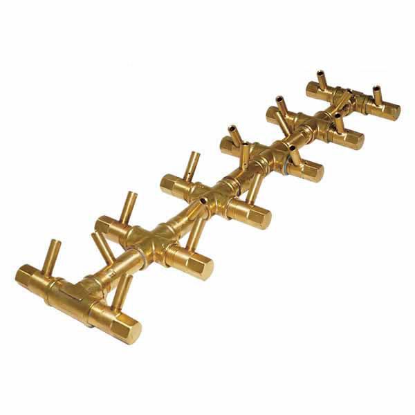 170K BTU Manual Tree-Style Crossfire Burner  - 22"