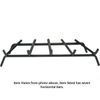 1/2" Steel 7-Bar Fireplace Grate - 30"