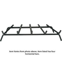 20" 4-Bar Fireplace Grate - 1/2" steel