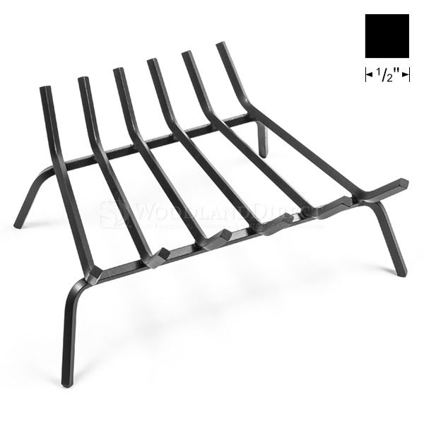 Oxford 1/2" Steel Fireplace Grate - 22"