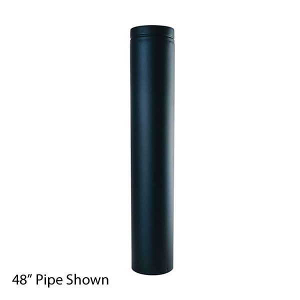24" Painted Direct Vent Pipe - 4" Dia