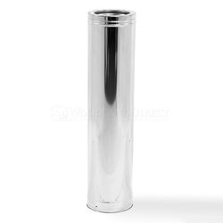 6" Ventis 304L Stainless Steel Chimney Pipe - 36" length