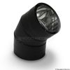 6" Diameter Champion Premium Double Wall Black Stove Pipe - 45º Fixed Elbow