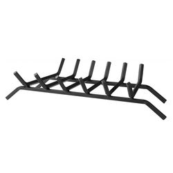 27" Steel Bar Fireplace Grate