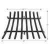 Stronghold Contoured Lifetime Fireplace Grate - 28"