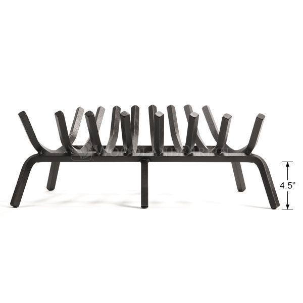 Stronghold Contoured Lifetime Fireplace Grate - 28"