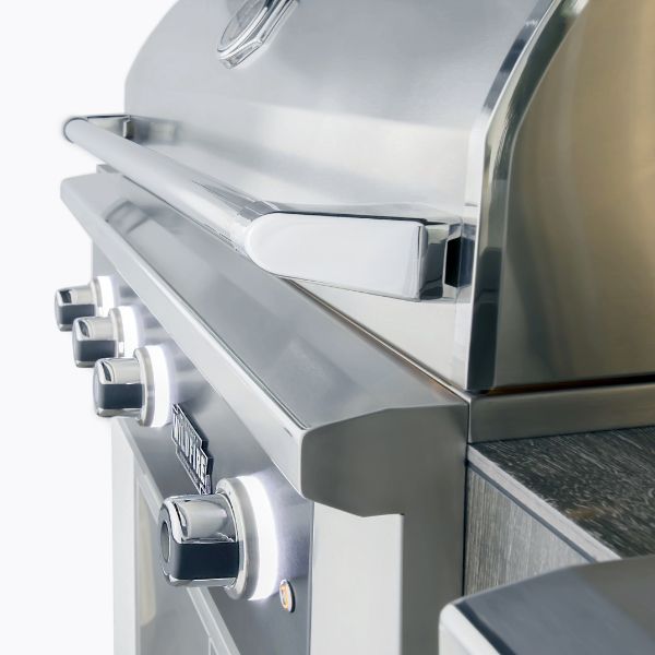 Wildfire Ranch Pro Black Stainless Steel Built-In Gas Grill - 42"