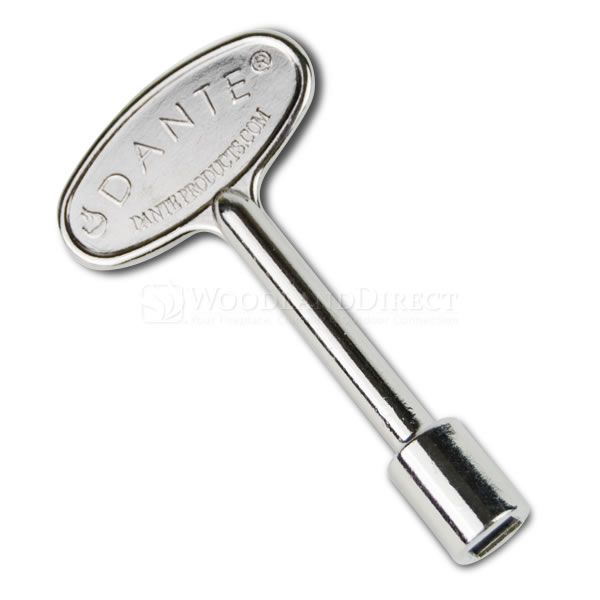 3" Universal Gas Key - Chrome