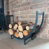 Heritage Stronghold EasyStack Black Outdoor Firewood Rack - 36"