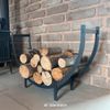 Heritage Stronghold EasyStack Black Outdoor Firewood Rack - 24"