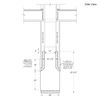 43" Pre-cast Masonry See Through Firebox Kit - Gas Burning