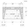 44" Pre-cast Masonry Firebox Kit - Gas Burning