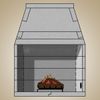 44" Pre-cast Masonry Firebox Kit - Gas Burning