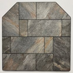 Heritage Standard Hearth Pad - Iron Quartzite