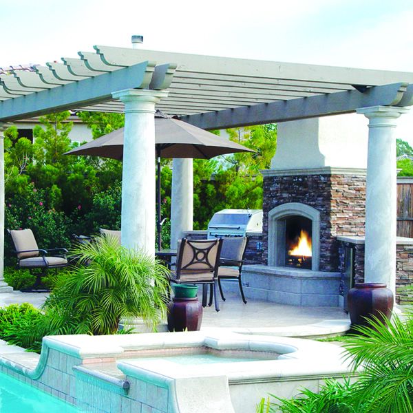 49" Pre-cast Masonry Firebox Kit - Gas Burning