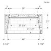 49" Pre-cast Masonry Firebox Kit - Wood Burning