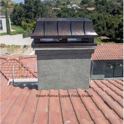 S54 Chimney Shroud - Copper