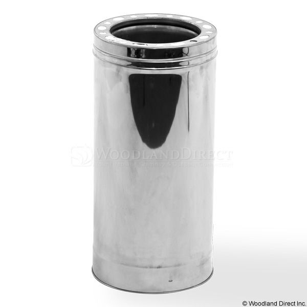 6" Diameter Champion 304L Stainless Steel Chimney Pipe - 18"