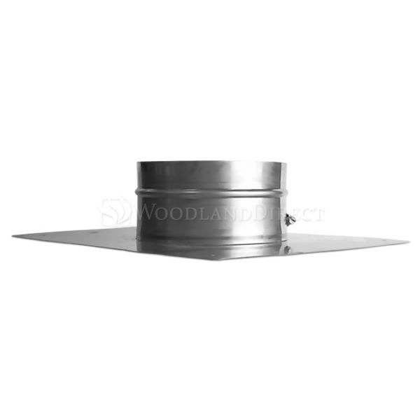 6" Diameter Champion Hybrid Flex Flat Top Plate - 13" x 13"