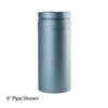 6" Unpainted Direct Vent Pipe Slip Section - 5" Dia