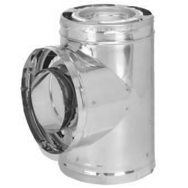 6" DuraPlus Stainless Steel Tee with Cap